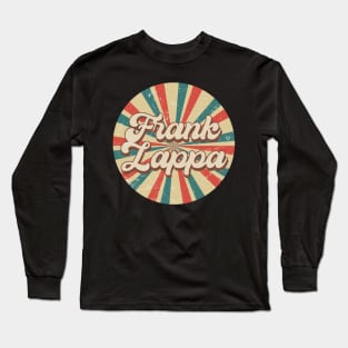 Circle Design Frank Proud Name Birthday 70s 80s 90s Styles Long Sleeve T-Shirt